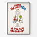 Vintage poster The Best Man - Humoristische illustratie en oude knopen