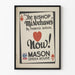 Vintage poster 'The Bishop Misbehaves' voor muurdecoratie