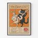 Vintage Poster The Black Cat - maart 1896, Retro wanddecoratie