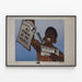 Poster Black Panther - All Power to the People — framed artwork on a wall