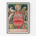 Vintage poster van het Cirque Carl Hagenbeck en de tentoonstelling van wilde dieren