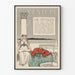 Vintage poster The Century voor september met Art Nouveau-illustratie
