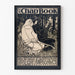 Art Nouveau Poster The Chap Book - Vintage zwart-wit illustratie
