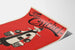 Vintage poster The Cricket Two Cents rood en zwart