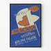 Vintage theaterposter The Dictator door Richard Harding Davis