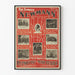 Vintage poster The Famous Newmann Hypnotist en gedachtenlezer
