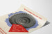 Vintage poster of rubber recycling and tire retreading