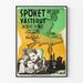 Vintage poster Spöket Reser Västerut poster klassieke film