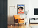 Poster Charlie Chaplin - Guldfieber vintage wanddecoratie