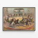 Grandiose Final Equestrian Decorative Poster — framed artwork on a wall
