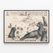 Vintage Circus Poster John Robinson - Seal and Sea Lion School — framed artwork on a wall