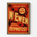 Vintage poster van de Schotse hypnotiseur The Great McEwen