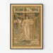 Vintage Poster The Ladies' Home Journal juli 1896 stijl Maxfield Parrish