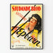 Vintage filmposter Sjudande Blod met vrouwelijke portret