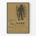 Vintage theater poster The Man by Richard Forsyth