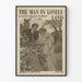 Vintage Poster The Man in Lonely Land voor Muurdecoratie