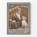 Vintage poster The Newsboy Tenor Message of Love voor muurdecoratie