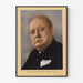 Poster van Winston S. Churchill in officiële kostuum