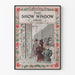 Vintage poster The Show Window januari - Retro wanddecoratie