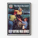 Vintage poster The Sky's the Limit - Aanmoediging tot aankoop van oorlogsobligaties