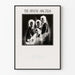 Decoratieve poster in The Staple Singers-stijl linodruk