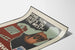 Vintage theaterposter Mayan - De zon komt op in het westen