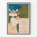 Vintage poster The Sunday Journal, illustratie Art Nouveau