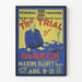 Vintage theaterposter The Trial of Dr. Beck