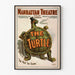 Vintage theaterposter Manhattan The Turtle