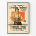 Vintage filmposter The Wandering Two met gespierde bokser