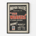 Vintage theaterposter The Weavers - Mayan Theatre