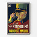 Retro poster muurdecoratie The Wedding March