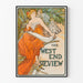 Vintage poster The West End Review door Alfons Mucha