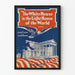 Vintage poster The White House is het lichtbaken van de wereld
