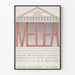 Vintage theaterposter Euripides Medea 1963