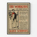 Vintage poster The Workers in the West voor wanddecoratie