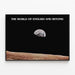 Wall Poster The World of English and Beyond - Cosmic Decoration — framed artwork on a wall