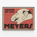 Poster Theater Theater am Zoo Meyer - Vintage karikatuurontwerp — ingelijst kunstwerk aan de muur