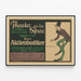 Vintage theaterposter Der Aktienbudiker - Retro muurschildering decoratie — ingelijst kunstwerk aan de muur