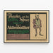 Vintage theaterposter Duits Der Aktienbudiker — ingelijst kunstwerk aan de muur