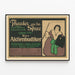 Poster Theater An der Spree De Aandelenbeurs Marie Grimm als Tante Flora — ingelijst kunstwerk aan de muur