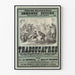 Oude poster Théâtre Beaumarchais Les Traboucayres - Vintage wanddecoratie