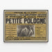 Theatre Poster Gaîté - Twentieth Performance The Little Poland — framed artwork on a wall