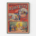 Vintage poster van De Gelaarsde Kat Théâtre Galerie Vivienne