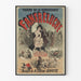 Vintage poster van het Théâtre de la Renaissance Fanfreluche Opera Comique