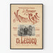 Poster Théâtre des Bouffes-Parisiens - Het Testament van Meneer de Crac