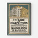 Vintage poster Théâtre des Champs-Élysées Avenue Montaigne