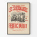 Vintage theaterposter Les 3 Normandes - Retro wanddecoratie
