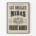 Poster Théâtre De Oren van Midas door Frédéric Barbier