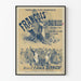Poster Théâtre des Folies-Dramatiques François Les Bas Bleus